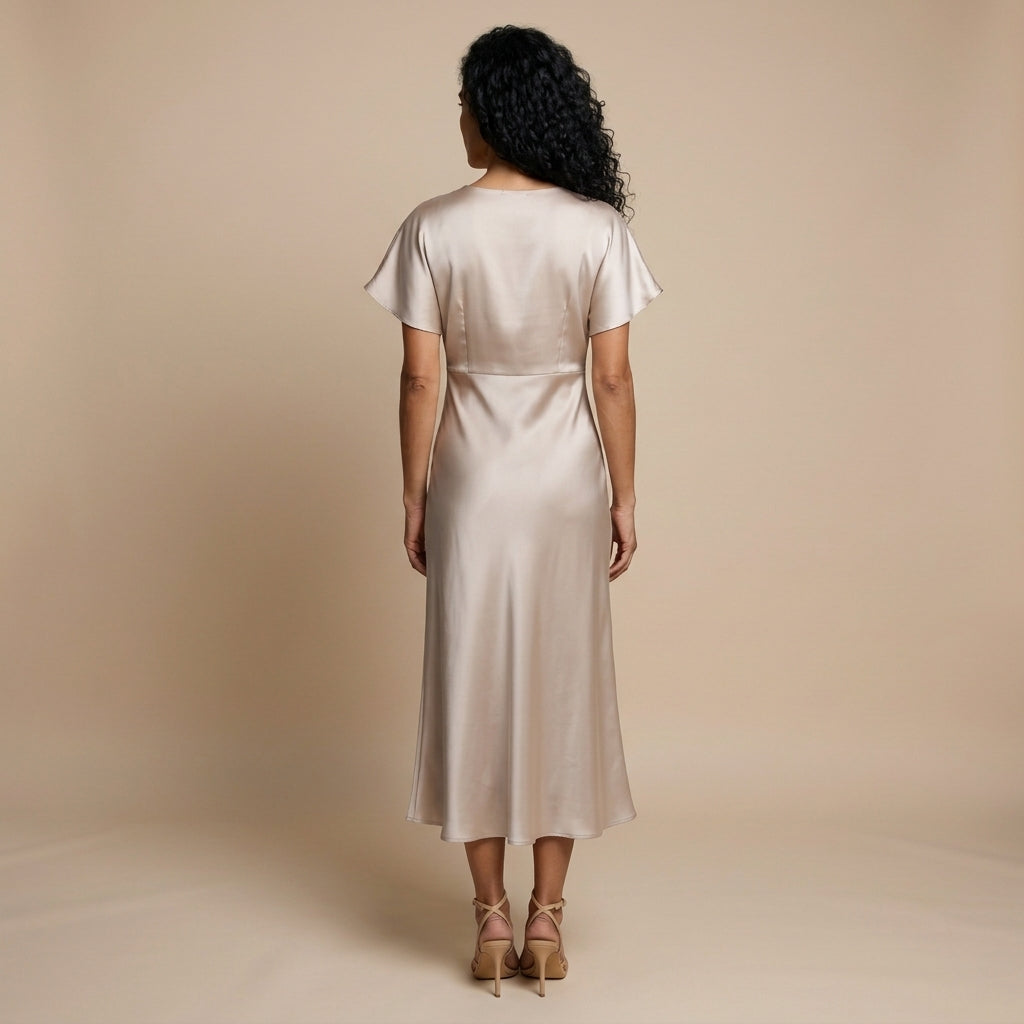 Champagne back view
