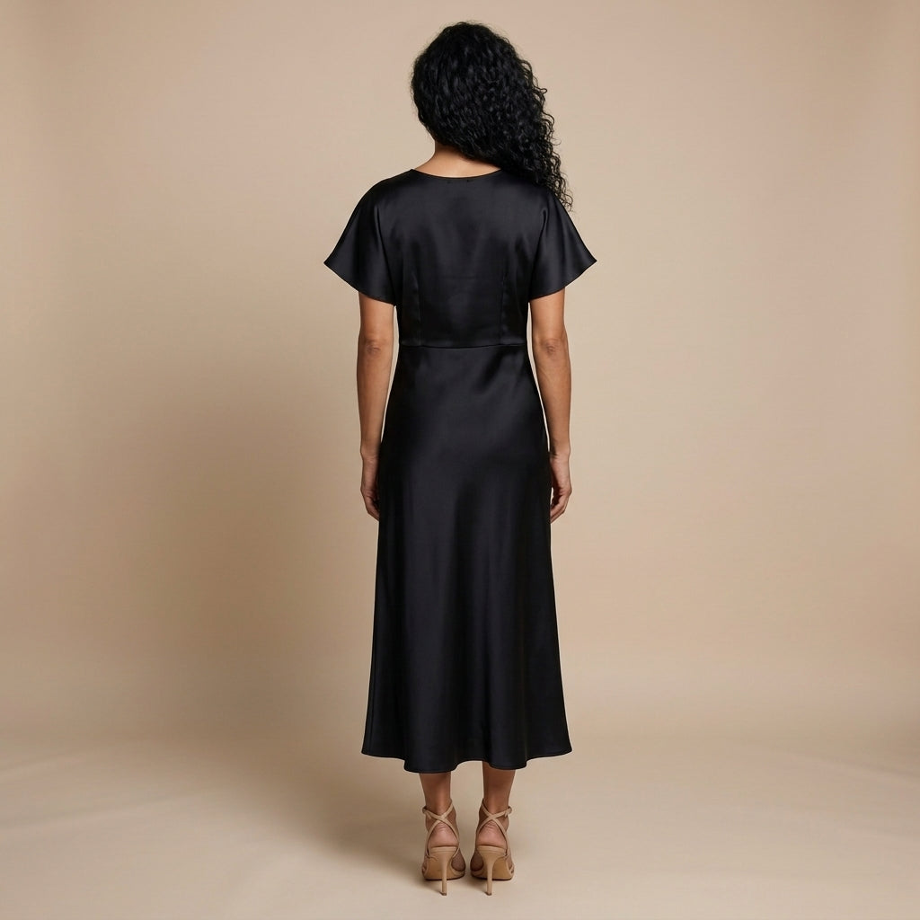 Black back view