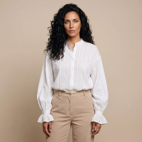White blouse front view