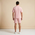 Conjunto rosa vista trasera