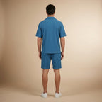Conjunto azul vista trasera