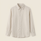 Camisa beige flatlay