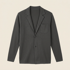 Cardigan gris oscuro flatlay