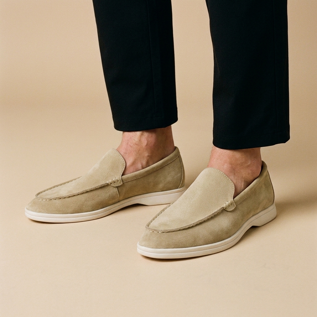 Mocasines beige modelo