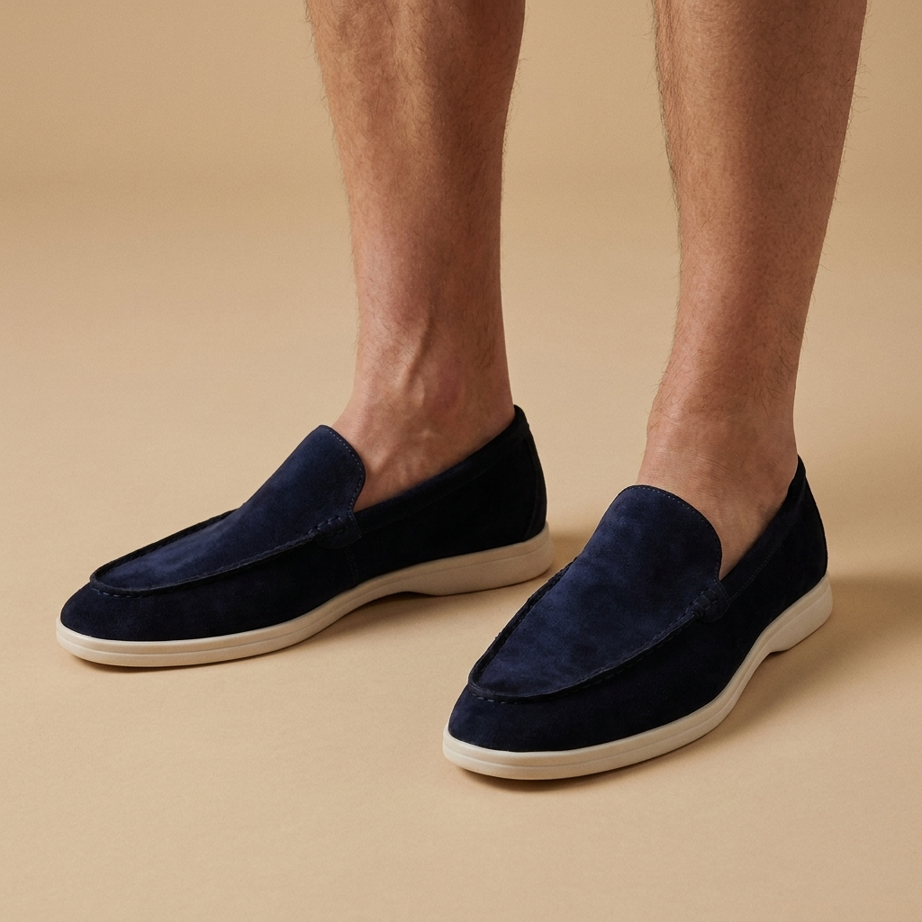 Mocasines azul marino modelo