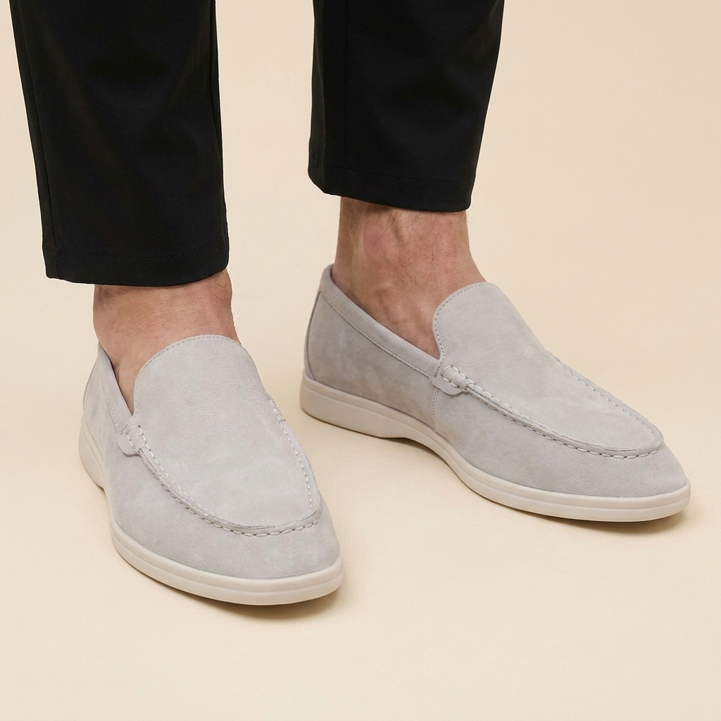 Mocasines gris claro modelo
