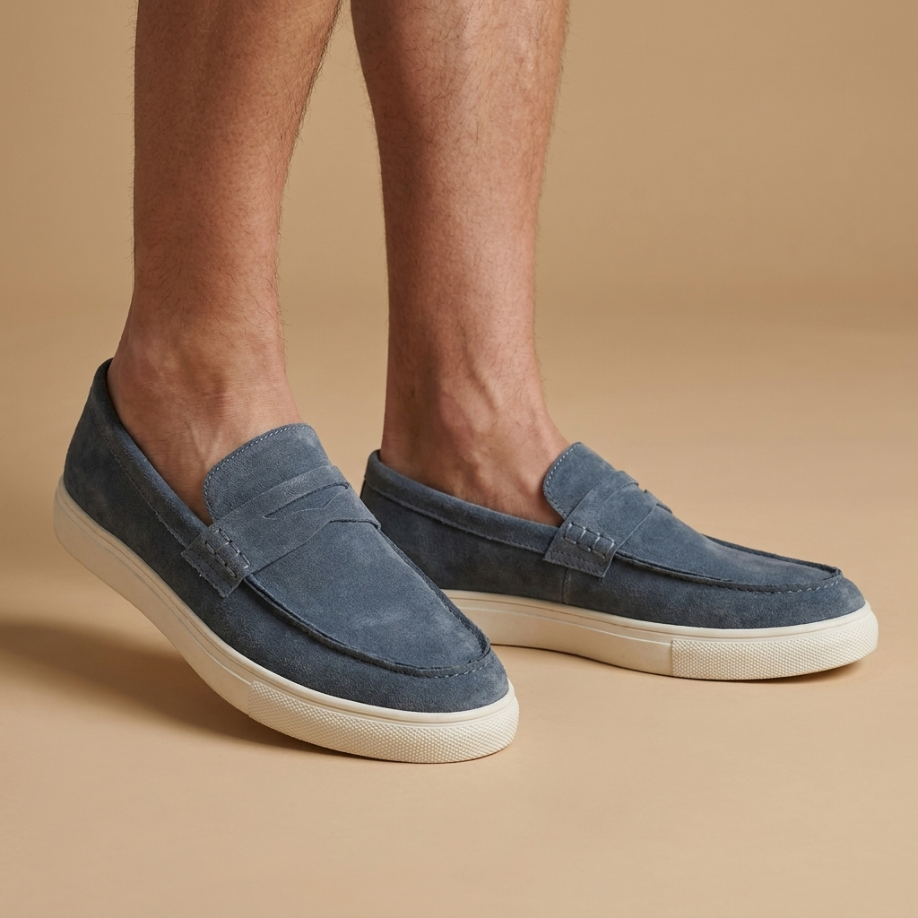 Mocasines gris modelo