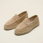 Espadrille beige flatlay