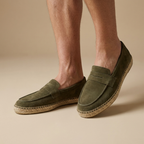 Espadrille verde militar modelo
