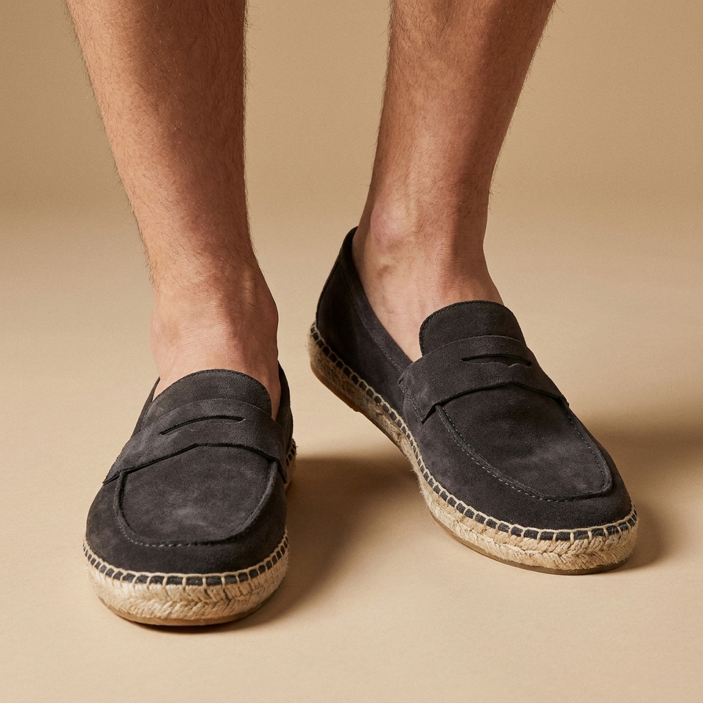 Espadrille marron oscuro modelo
